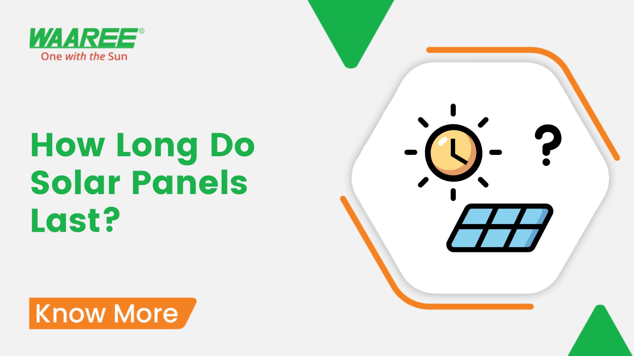 How long do Solar Panels last? Waaree