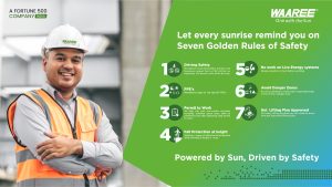 Waaree’s Commitment to Safety: 7 Golden Safety Rules
